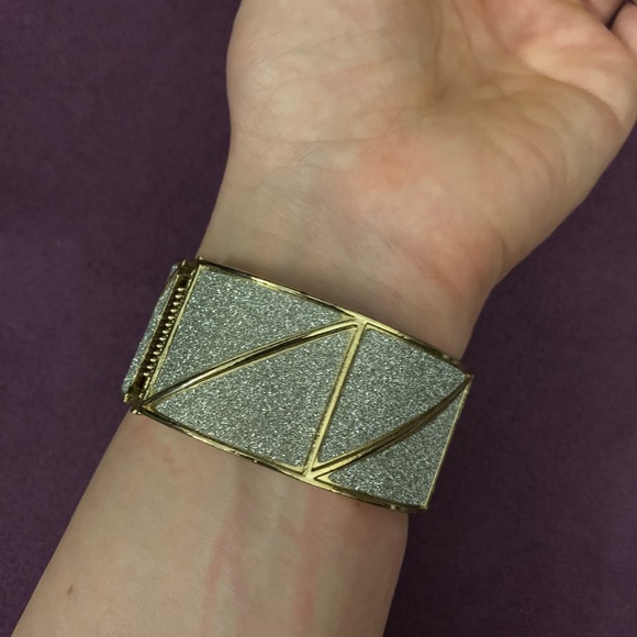 Sparkly Hinged Bracelet - Picture 2 of 6